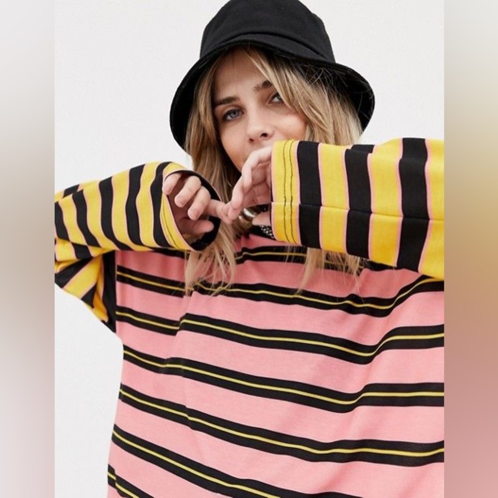 Ragged Priest Stripped Dress